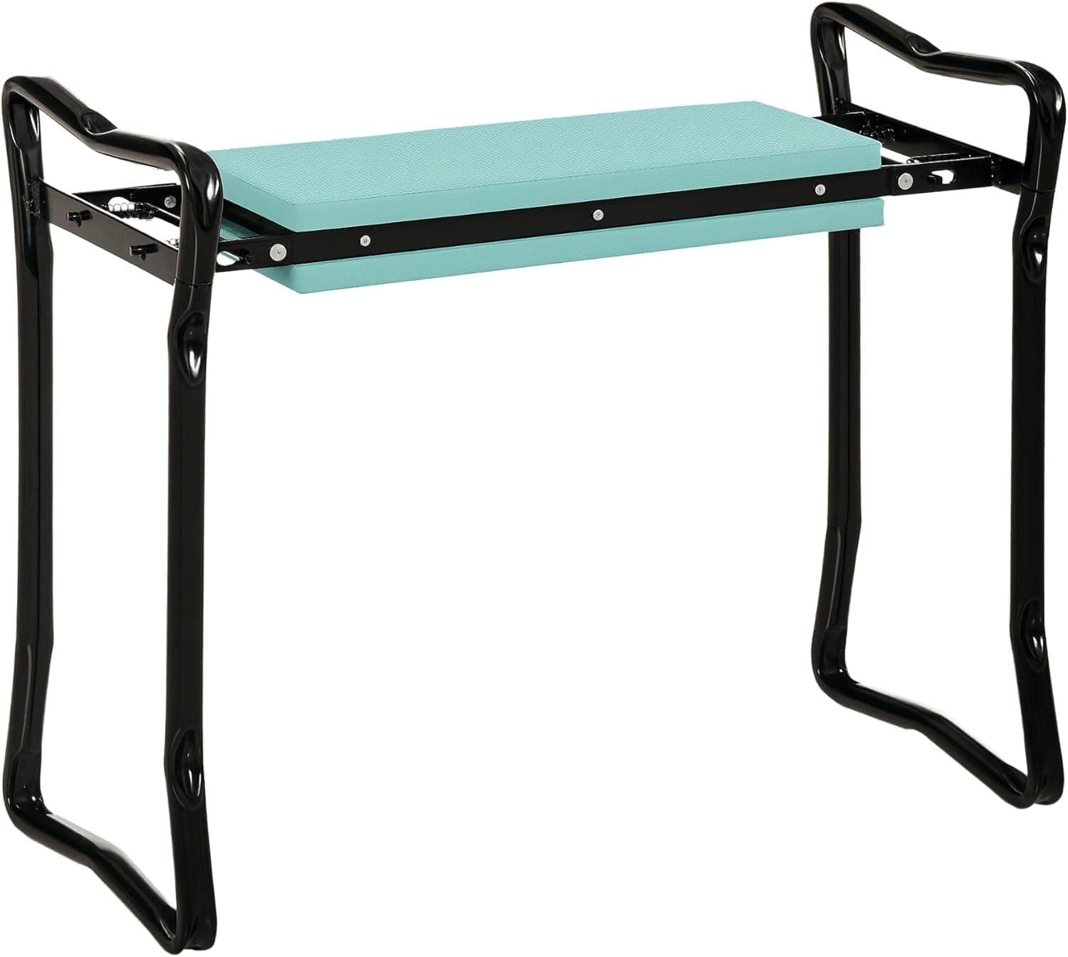 Outsunny Padded Garden Kneeler and Seat Bench Foldable Green
